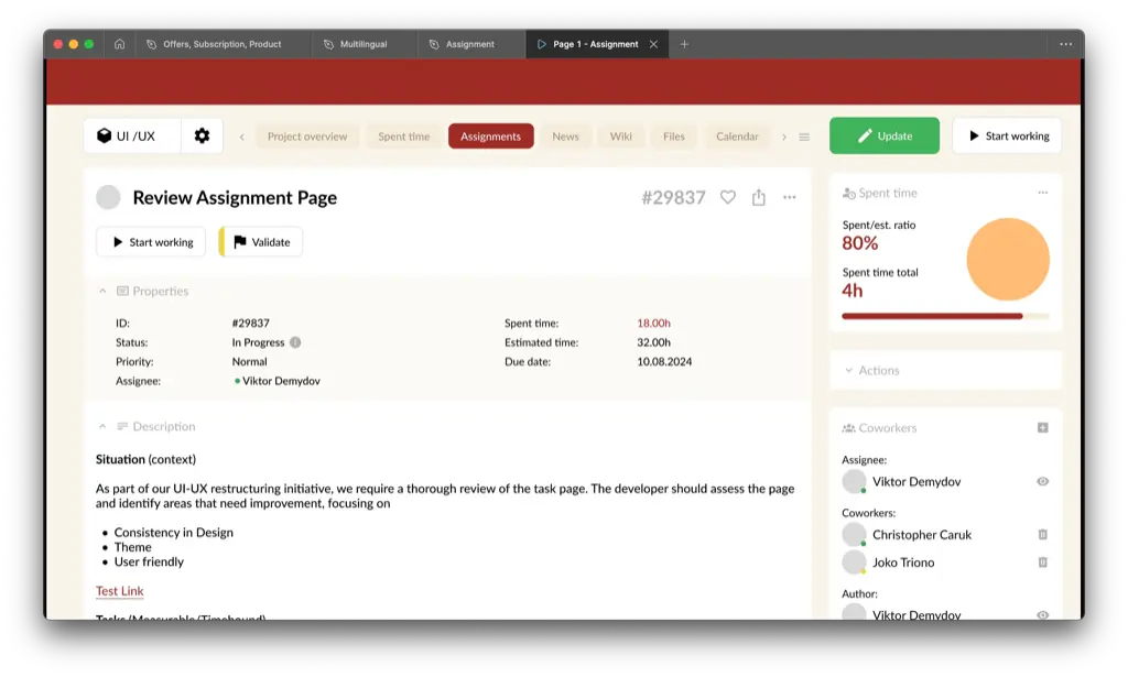 Clockworx Business Orchestration Solutions - Dashboard interface showing workflow management tools